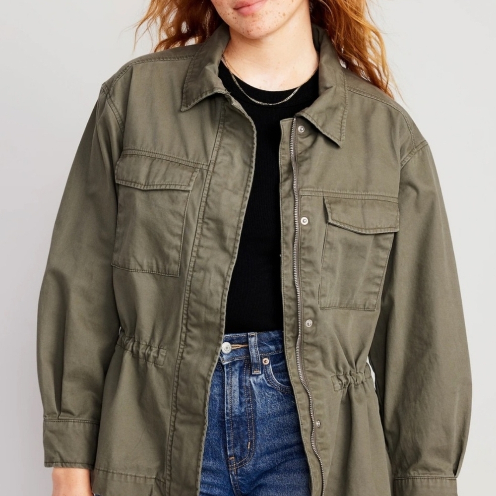 Old Navy Cinched-Waist Utility Jacket